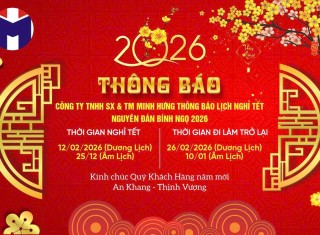Lịch Nghỉ Tết Nguyên Đán 2026 Tại Công Ty Minh Hưng